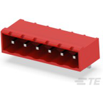 TE Connectivity-1986342-6 Connector Headers and PCB Receptacles Conn Shrouded Header (4 Sides) HDR 6 POS 5mm Solder RA Side Entry Thru-Hole