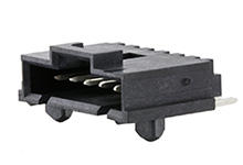 1719770008 - 2.54mm Pitch SL Header, Single Row, Right-Angle, LCP, Shrouded, Surface Mount, with Pegs, Matte Tin (Sn) Plating, 8 Circuits, Tube