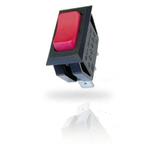 ZF Electronics-CRE22F2BBRLE Switch Rocker Switch Rocker ON OFF SPST Quick Connect Curved Rocker 20A 250VAC 559.27VA 100000Cycles