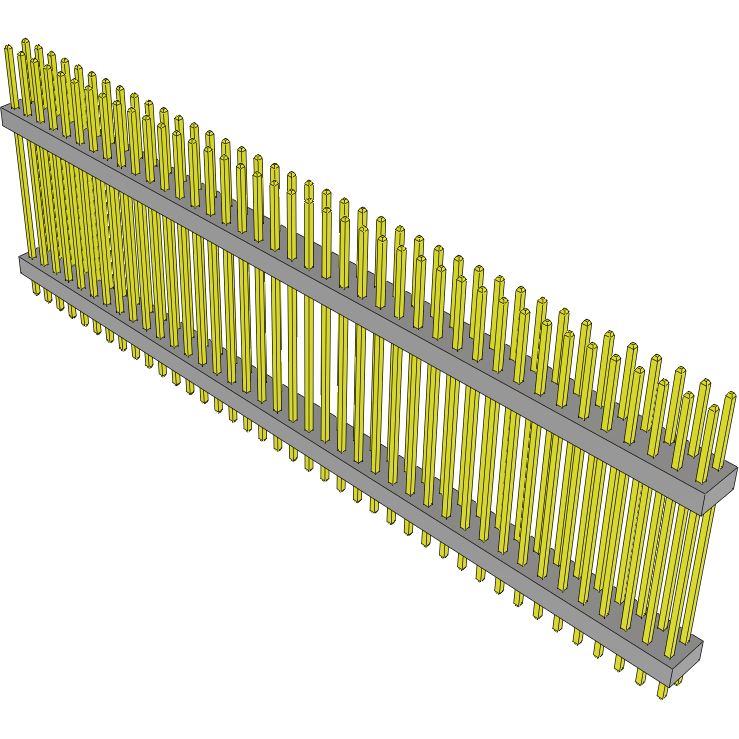 Samtec-TW-40-12-S-D-750-105 Connector Headers and PCB Receptacles Conn Board Stacker HDR 80 POS 2mm Solder ST Top Entry Thru-Hole Bulk