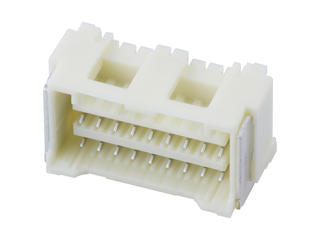 5031481890 - 1.50mm Pitch, CLIK-Mate PCB Receptacle, Dual Row, Surface Mount, Right-Angle, Tin Plating, Positive Lock, 18 Circuits, Natural