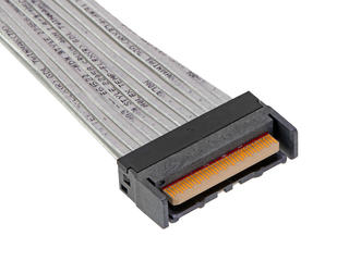 2150711342 - Mini Cool Edge (MCIO) Straight-to-Mini Cool Edge (MCIO) Straight Cable Assembly, Thumb Release, 8x, 74 Circuits, PCIe Gen 5, 30 AWG, with Expando, Pinout 2 with LTK Cable, 500.00mm Length