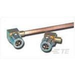 TE Connectivity-1408347-1 Connector RF Conn QMA PL 50Ohm Solder RA Cable Mount Gold Carton