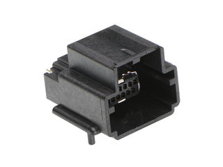 2257701016 - HSAutoLink II Unsealed Header, Right-Angle, 12 Circuits, Key A, Black