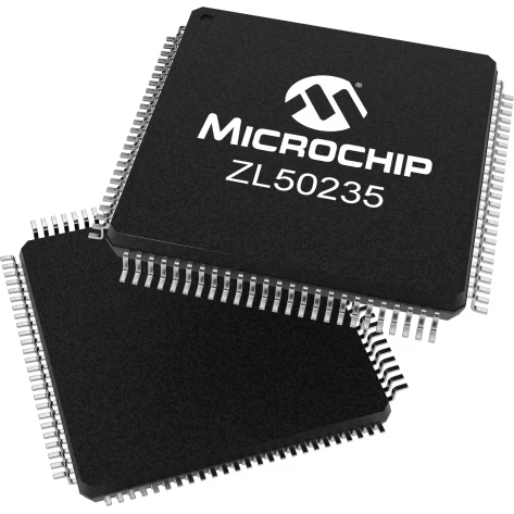 Microchip Technology-ZL50235QCG1 ECHO Cancellers ECHO Canceller Chip 16-CH G.165/G.168/G.711 With Tone Detection 100-Pin LQFP Tray