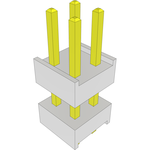 Samtec-HW-02-08-G-D-300-055 Connector Headers and PCB Receptacles Conn Board Stacker HDR 4 POS 2.54mm Solder ST Thru-Hole Bulk Samtec-HW-02-08-G-D-300-055 Connector Headers and PCB Receptacles Conn Board Stacker HDR 4 POS 2.54mm Solder ST Thru-Hole Bulk