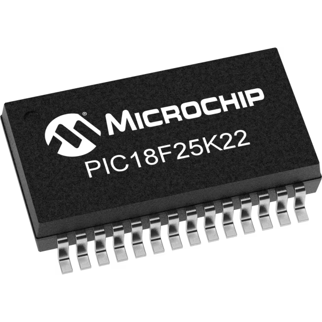 Microchip Technology-PIC18LF25K22T-I/SS Microcontrollers - MCUs MCU 8-bit PIC RISC 32KB Flash 2.5V/3.3V 28-Pin SSOP T/R