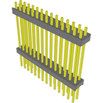 Samtec-EW-14-19-G-D-900 Connector Headers and PCB Receptacles Conn Board Stacker HDR 28 POS 2.54mm Solder ST Top Entry Thru-Hole Bulk