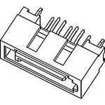 Molex-0678008205 Connector SCSI Conn SATA PL 7 POS 1.27mm Solder ST Thru-Hole 7 Terminal 1 Port Tray