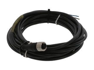 1200658640 - Micro-Change (M12) Single-Ended Cordset, 4 Poles, Female (Straight) to Pigtail, 0.34mm3 PUR LS0H Cable, 1.0m (3.28') Length