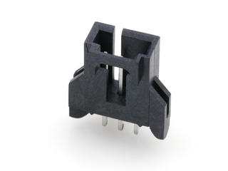 1719720003 - 2.54mm Pitch SL Header, Single Row, Vertical, LCP, Shrouded, Through Hole, with Pegs, Matte Tin (Sn) Plating, 3 Circuits