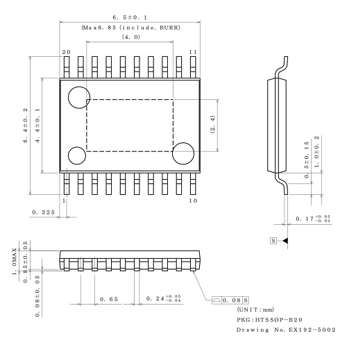 Product dimension image