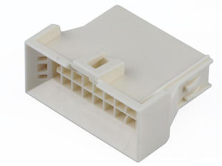 2245561314 - Nano-Fit BMI Plug Housing, TPA Capable, 2.50mm Pitch, Dual Row, 14 Circuits,  Natural, Glow-Wire Capable