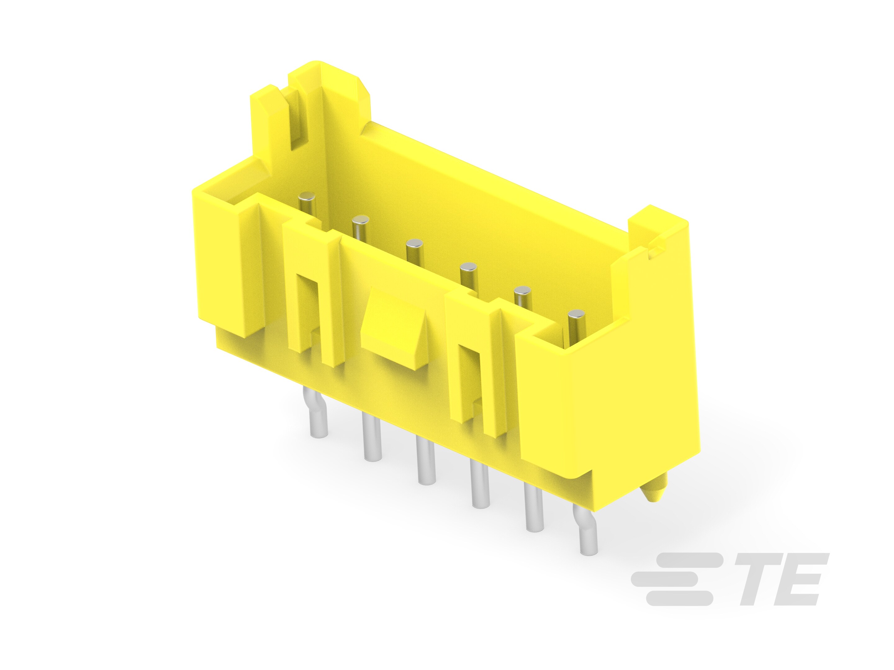 EP2.5 HDR 6P VERT BOSS,yellow,UL-6-2338245-6 EP2.5 HDR 6P VERT BOSS,yellow,UL-6-2338245-6