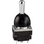 Honeywell-1MT2-3 Switch Toggle Switch Toggle ON ON SPDT Round Lever Solder 0.1A 28VDC Panel Mount with Threads