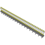Samtec-HW-36-08-S-S-400-SM Connector Headers and PCB Receptacles Conn Board Stacker HDR 36 POS 2.54mm Solder ST Top Entry SMD Tube