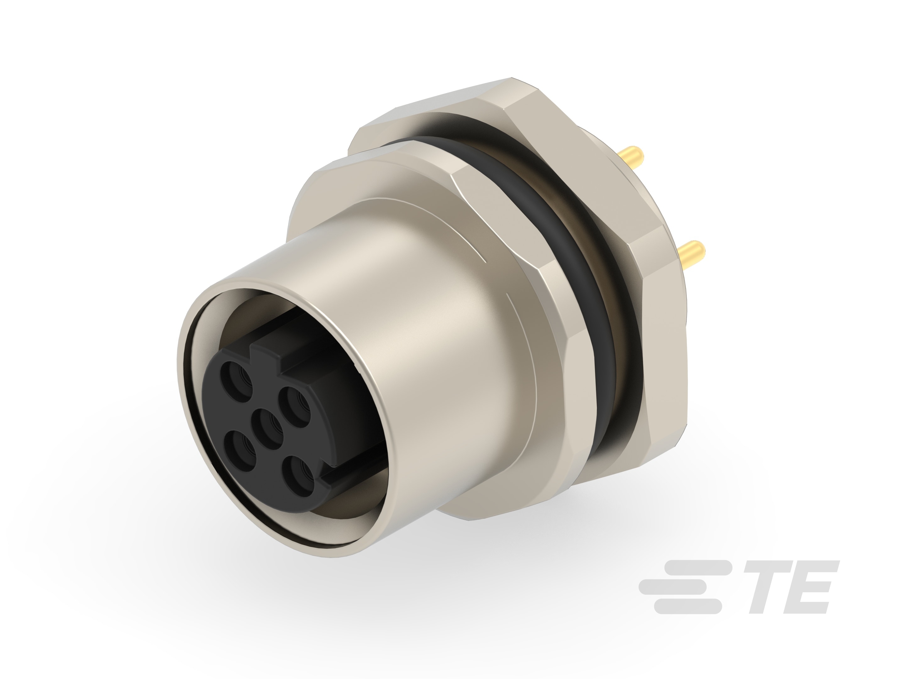 M12,FRONT MOUNTING,FEMALE,D CODE,2P-T4143512021-000