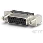 TE Connectivity-1-1740196-5 Connector D-Subminiature Conn D-Sub F 15 POS 1.37mm Solder RA SMD 15 Terminal 1 Port T/R