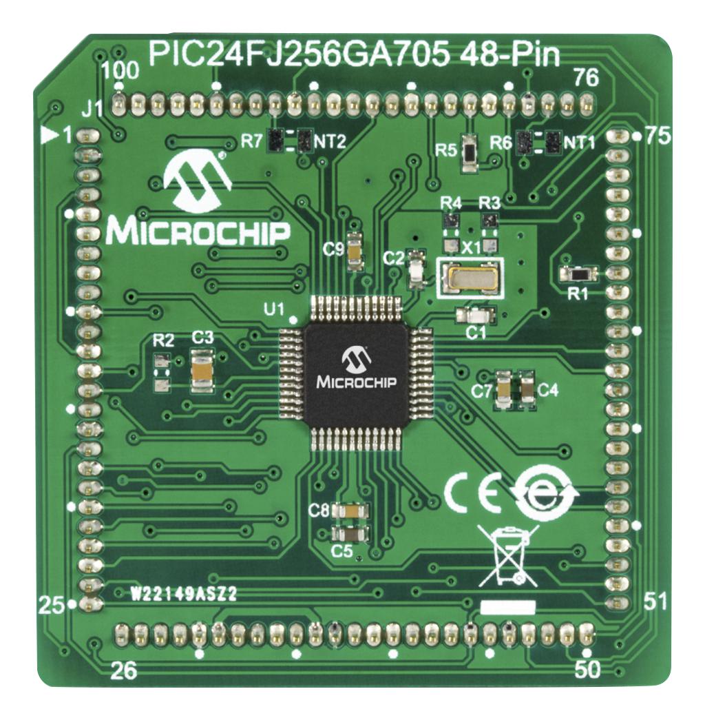 Daughter Board, PIC24FJ256GA705 Plug-In Module, For Explorer 16/32 Demonstration Boards