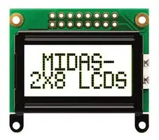 MIDAS DISPLAYS MC20805B6W-FPTLW-V2 MIDAS DISPLAYS MC20805B6W-FPTLW-V2