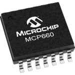 Microchip Technology-MCP660-E/ST Operational Amplifiers - Op Amps Op Amp Triple High Speed Amplifier R-R O/P 5.5V 14-Pin TSSOP Tube