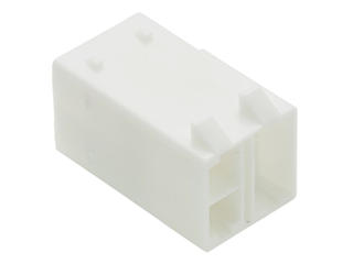 2041020429 - VersaBlade Multi-Module 2-2 Hybrid Receptacle Housing, without Mounting Ears, 4 Circuits, Natural, Glow-Wire Capable