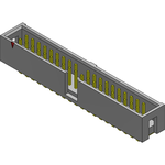 Samtec-TST-120-04-S-D-RA-20 Connector Headers and PCB Receptacles Conn Shrouded Header (4 Sides) HDR 40 POS 2.54mm Solder RA Side Entry Thru-Hole Tube