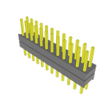 Samtec-ZW-12-15-G-D-215-170 Connector Headers and PCB Receptacles Conn Board Stacker HDR 24 POS 2.54mm Solder ST Top Entry Thru-Hole Bulk