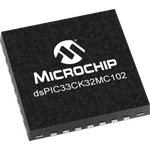 Microchip Technology-DSPIC33CK32MC102-I/M6 MEMS Oscillators 100 MHz High Performance DSC