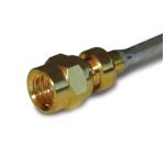 Amphenol RF-152135 Connector RF Conn SMC 0Hz to 10GHz 50Ohm Solder ST Cable Mount PL Gold