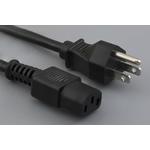 Tensility International-11-00079 Cable Assembly AC Power Cable Assembly 3m NEMA 5-15P to C13 3 to 3 POS F-M 18AWG Tensility International-11-00079 Cable Assembly AC Power Cable Assembly 3m NEMA 5-15P to C13 3 to 3 POS F-M 18AWG
