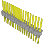Samtec-MTMS-119-53-G-S-225 Connector Headers and PCB Receptacles Conn Unshrouded Header HDR 19 POS 1.27mm Solder ST Top Entry Thru-Hole Tube