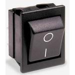 Bulgin Limited-C1353AABG2 Switch Rocker Switch Rocker ON OFF DPST Quick Connect Curved Rocker 20A 250VAC 72VDC 745.7VA