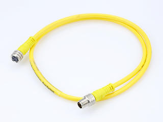 1200870095 - Nano-Change (M8) Double-Ended Cordset, 4 Poles, A-Coded, Male (Straight) to Female (Straight), 24 AWG, Yellow PVC Cable, 2.0m (6.56') Length 1200870095 - Nano-Change (M8) Double-Ended Cordset, 4 Poles, A-Coded, Male (Straight) to Female (Straight), 24 AWG, Yellow PVC Cable, 2.0m (6.56') Length