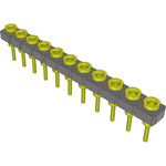 Samtec-SL-111-G-31 Connector Headers and PCB Receptacles Conn Socket Strip SKT 11 POS 2.54mm Solder ST Top Entry Thru-Hole Bulk