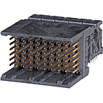 Molex-0764501104 Connector Backplane Conn Backplane HDR 60 POS 1.9mm Solder RA Thru-Hole Impact™ Tray