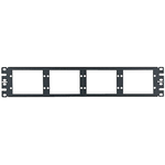 Panduit-CFAPPBL2 Connector Accessories Connector Accessories Fiber Adapter Panel Straight Steel Black