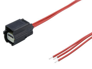 2264611032 - MX64 Female-to-Pigtail Off-the-Shelf (OTS) Cable Assembly, Single Row, 150.00mm Length, Tin (Sn) Plating, 3 Circuits, Black