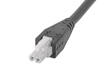 2171590220 - Mini-Fit Jr.-to-Pigtail Off-the-Shelf (OTS) Cable Assembly, Single Row, 2.0m Length, 2 Circuits, Black