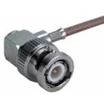 HUBER+SUHNER-16_BNC-50-2-5/133_NE Connector RF Conn BNC 0Hz to 4GHz 50Ohm Solder RA Cable Mount PL Gold/Gold Over Nickel Phosphorus Single