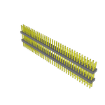 Samtec-ZW-36-12-L-D-500-265 Connector Headers and PCB Receptacles Conn Board Stacker HDR 72 POS 2.54mm Solder ST Top Entry Thru-Hole Bulk