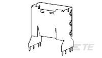 Shield Assm RecVert 36 Pos Thru Hole SFF-1888413-4 Shield Assm RecVert 36 Pos Thru Hole SFF-1888413-4