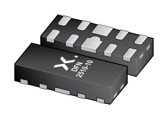 ESD Protection Device, 9.5 V, SOT-1165-1, 10 Pins, 0.6 pF, IP4283CZ10