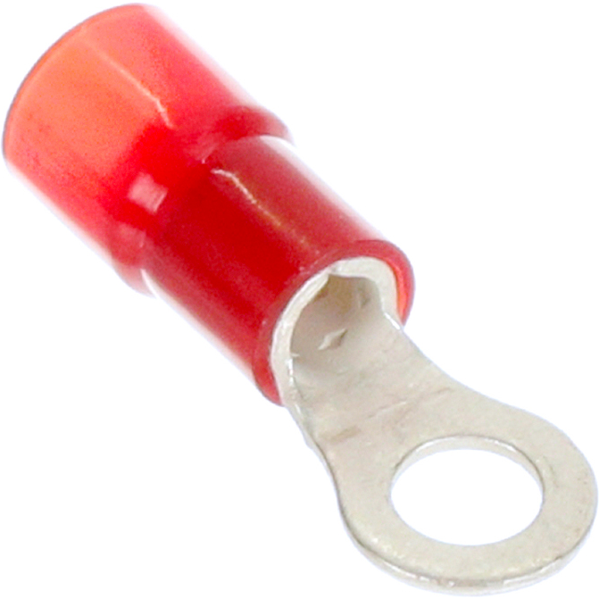 Molex-0190670008 Connector Terminals Ring Tongue Terminal 8AWG Copper Red 35.3mm Electro Tin NylaKrimp™ Bag