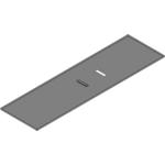 Hammond Manufacturing-CSP7023LG1 null C2 Side Panels (Sold In Pairs), Light Gray, 510mm Length, 1776mm Width, 21mm Height