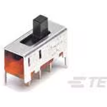 TE Connectivity-1571630-2 Switch Slide Switch Slide DPDT Extended Side Slide 0.3A 125VAC PC Pins Bracket Mount/Through Hole Tray