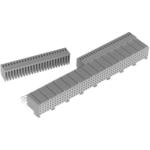 3M-MP2-S030-51M1-C-FJ Connector Backplane Conn Hard Metric F 30 POS 2mm Solder RA Thru-Hole Box