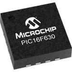 Microchip Technology-PIC16F630-I/ML Microcontrollers - MCUs MCU 8-bit PIC RISC 1.75KB Flash 2.5V/3.3V/5V Automotive AEC-Q100 16-Pin QFN EP Tube