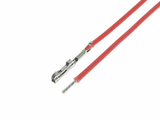 2177912102 - Pre-Crimped Lead Squba 1.8 Female-to-Pigtail, Tin (Sn) Plating, 150.00mm  Length, 24 AWG, Red
