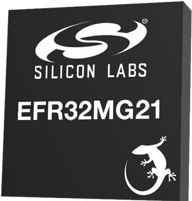 Silicon Labs-EFR32MG21B020F1024IM32-B Combo Wireless Modules BT+ZigBee Chip 2400MHz to 2483.5MHz 32-Pin QFN EP Tray